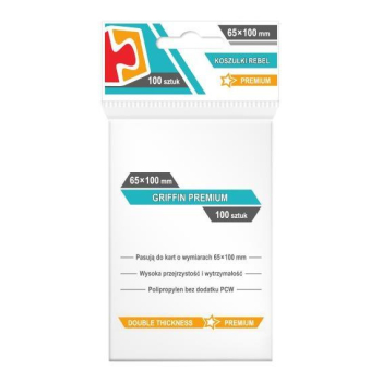 Koszulki Griffin Premium 65x100 (100szt) REBEL